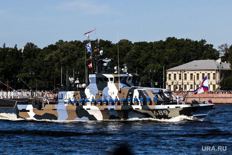 Военно-морской парад. Санкт-Петербург