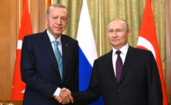 Реджеп Тайип Эрдоган и Владимир Путин не встречались почти год