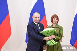 Владимир Путин на приветствии членам избирательных комиссий. Москва