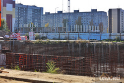 Город. Строительство бассейна для студентов КГУ. Проспект Голикова. Курган