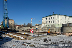 Территория областной больницы. Курган