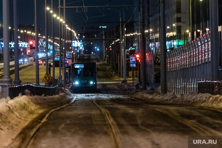 Первый трамвай в Академическом районе. Екатеринбург