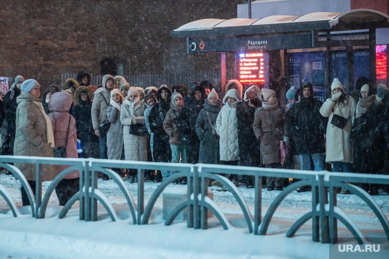 Снегопад. Екатеринбург