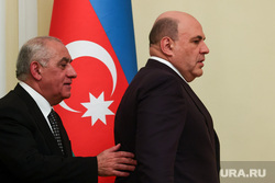 Российско-азербайджанские переговоры в Баку с участием премьер-министра России Михаила Мишустина. Баку