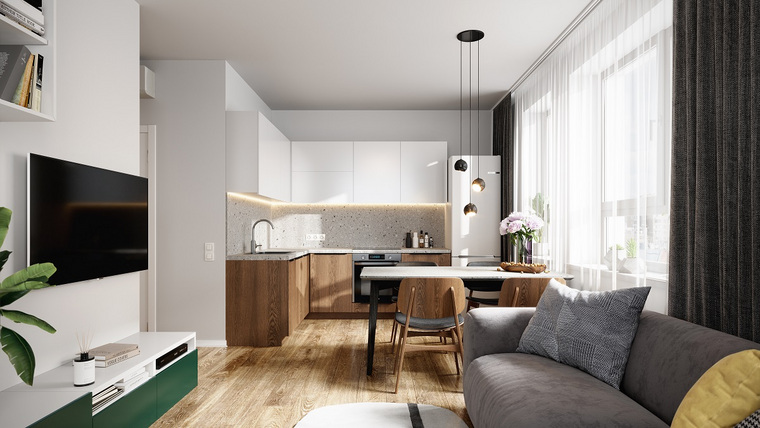 Жильцы «Чаркова 72» могут купить готовые квартиры с мебелью и отделкой