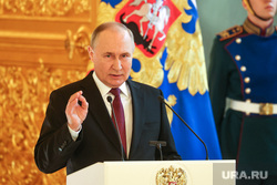 Президент России Владимир Путин на встрече с доверенными лицами. Москва