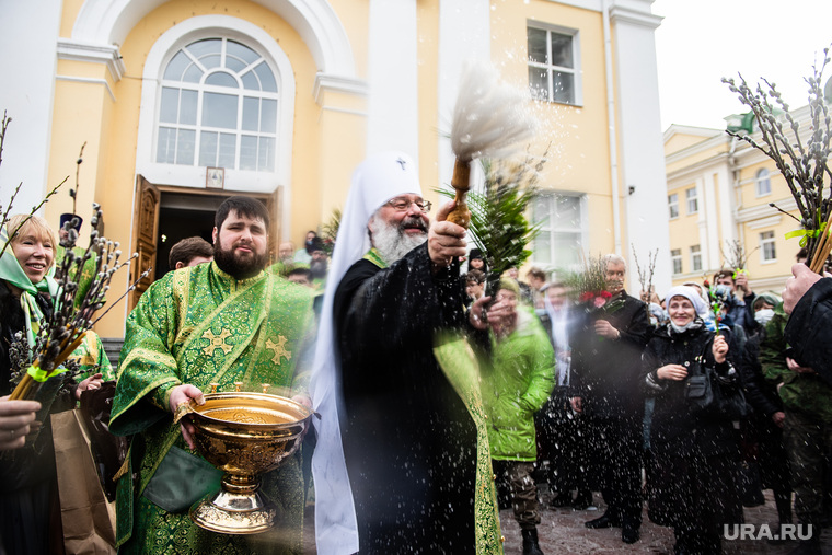 Праздник Вербного воскресенья в Екатеринбурге