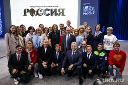 Владимир Путин на выставке "Россия" на ВДНХ. Москва