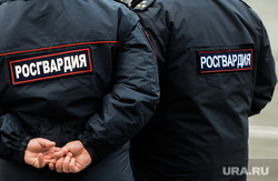 Развод Росгвардии на площади Революции. Челябинск