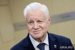 Пресс-конференция, посвященная IX Международному фестивалю народной песни "Добровидение" с участием Сергея Миронова - лидера партии «Справедливая Россия - За правду". Москва