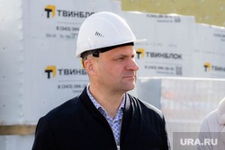Визит представителей иностранных делегаций на стройплощадку второй очереди кампуса Урфу. Екатеринбург