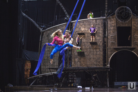 Репетиция цирка Дю Солей. Cirque du Soleil. Челябинск