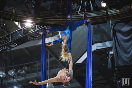 Репетиция цирка Дю Солей. Cirque du Soleil. Челябинск