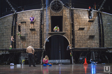 Репетиция цирка Дю Солей. Cirque du Soleil. Челябинск