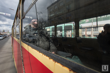 Протестная акция трамвайщиков. Екатеринбург, трамвай, общественный транспорт, пассажир