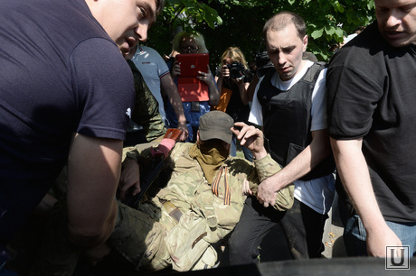 Перестрелка в Аэропорту Донецка. Украина, раненый, война