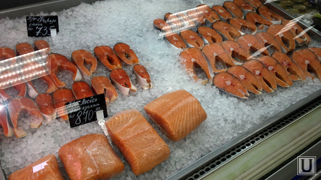 Цены на продукты Курган, супермаркет звездный, красная рыба