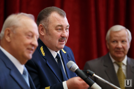 Эдуард Россель в Горном. УГГУ. Екатеринбург, косарев николай, россель эдуард, чемезов сергей