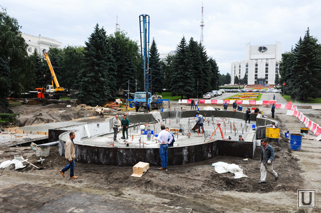 Фонтан реконструкция. Челябинск, фонтан, реконструкция