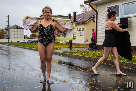 Массовый Ice bucket challenge. Тюмень