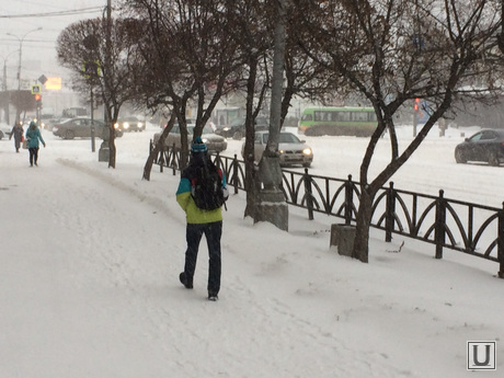 Снегопад Екатеринбург