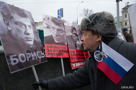 Траурное шествие памяти Бориса Немцова в Москве. 1 марта 2015г