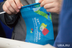 Пресс-конференция "Сурдлимпийские игры 2015". Ханты-Мансийск, флажок, сурдлимпийские игры