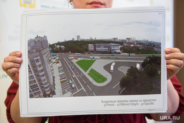 Презентация эскизов будущей дорожной сети около Центрального стадиона. Екатеринбург