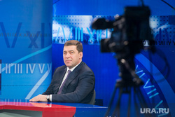 Запись интервью губернатора свердловской области Евгения Куйвашева на Нижнетагильском ТВ. Нижний Тагил, куйвашев евгений