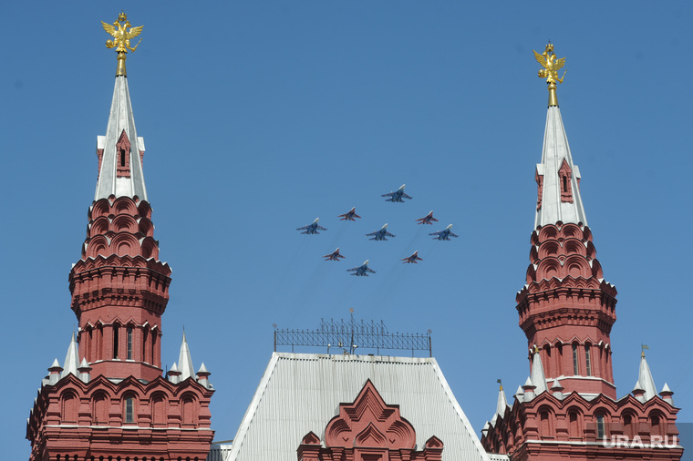 Генеральная репетиция парада на Красной площади. Москва