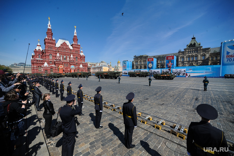 Генеральная репетиция парада на Красной площади. Москва