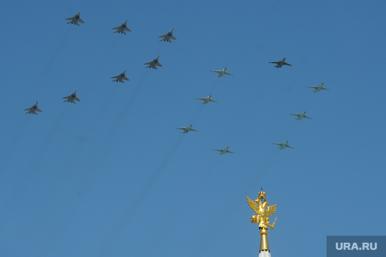 Генеральная репетиция парада на Красной площади. Москва, 70 лет победе