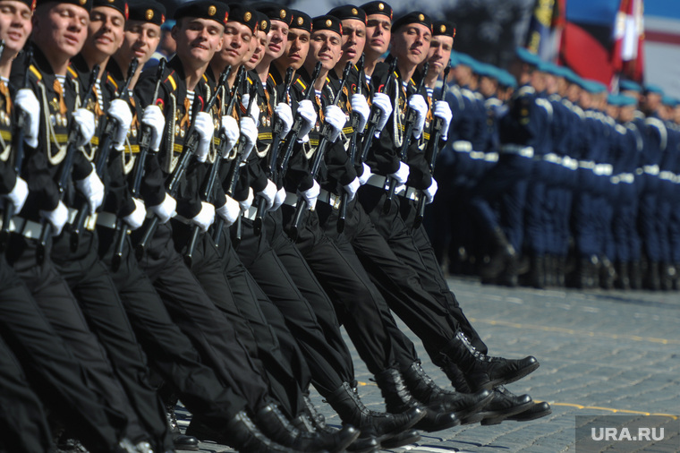 Генеральная репетиция парада на Красной площади. Москва, военные, строевой шаг