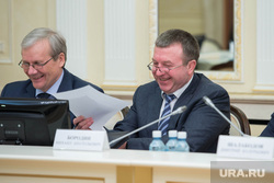 Заседание президиума правительства Свердловской области в резиденции губернатора. Екатеринбург, бородин михаил, смех, охлопков сергей