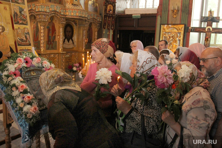 Встреча чудотворной Югской иконы Курган, прихожане, югская икона