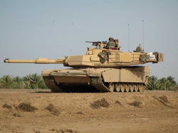 Основной танк ВС США M1 Abrams на Ближнем Востоке