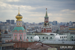 Виды. Москва, спасская башня, город москва, кремль
