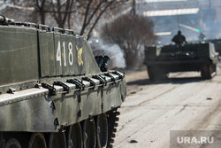 Первая репетиция юбилейного Парада Победы в Екатеринбурге на 2-ой Новосибирской, танк