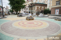 Улица Красноармейская. Екатеринбург, тротуарная плитка, улица красноармейская