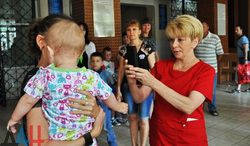 Доктор Лиза забирает детей из Донбасса, доктор лиза, глинка елизавета