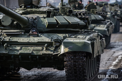 Первая официальная репетиция парада на улице Новосибирская 2-ая. Екатеринбург, военная техника, т-72, танк