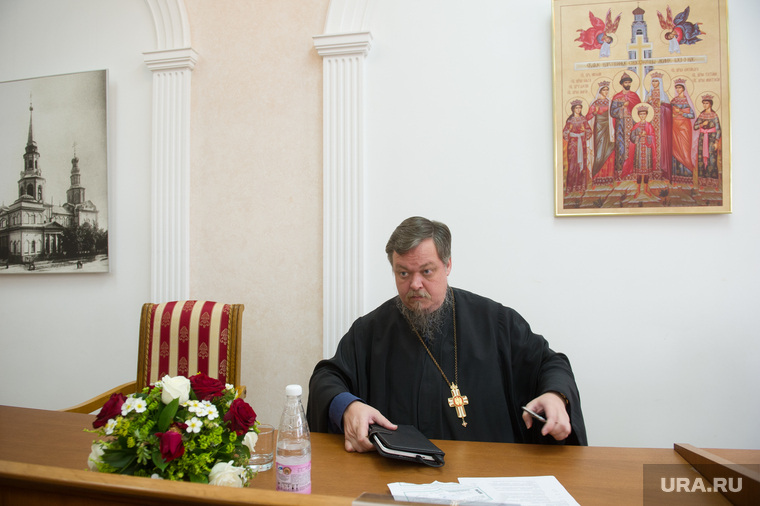 Протоиерей Всеволод Чаплин в Екатеринбурге, чаплин всесолод