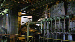 Металлургический цех «Карабашмеди» после взрыва