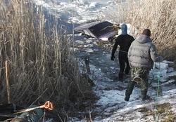 Автомобиль нашли рыбаки на дне челябинского озера