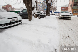 Снег. Тюмень, снегопад