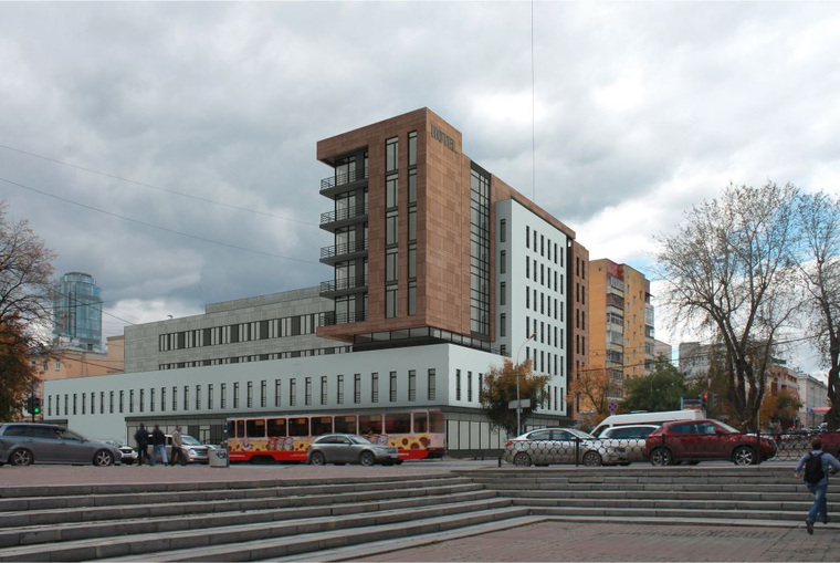 По мнению авторов, проект гармонично впишется в композицию