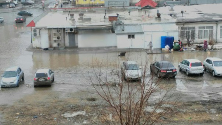 До откачки воды на этом месте было «море»