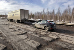 Федеральная трасса возле Нытвы полностью «убита»