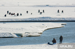 Погода. Пермь, лед на реке, лед, рыбаки, зимняя рыбалка, водоем