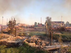В результате пожара три семьи остались без жилья